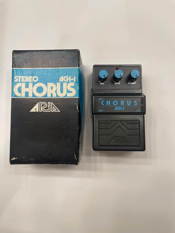 Aria ACH-1 Stereo Analog Chorus Vintage Guitar Effect Pedal MIJ Japan + Box image 1