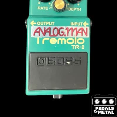 Analogman Boss TR-2 Tremolo with Mod 2010s - Green - X13671 image 2