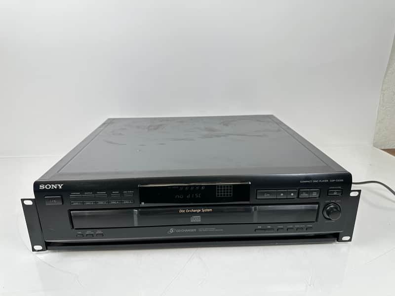 Sony CDP-CE335 5-Disc Carousel CD Changer Player image 1