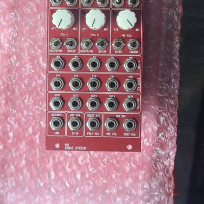 ADDAC System ADDAC802 VCA Quintet 2018-Present - Red image 1