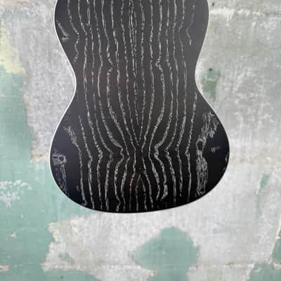 Amahi Classic Quilted Ash C-25 Black Concert Ukulele image 5