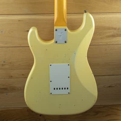 Fender Custom Shop Austin MacNutt 69 Strat Journeyman Relic Aged Vintage White R123536 image 4