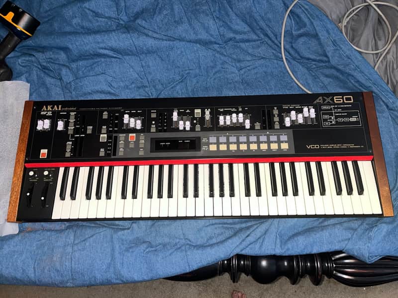 Akai MPC 60 Key Synth Ax60 1980s - Black Improved