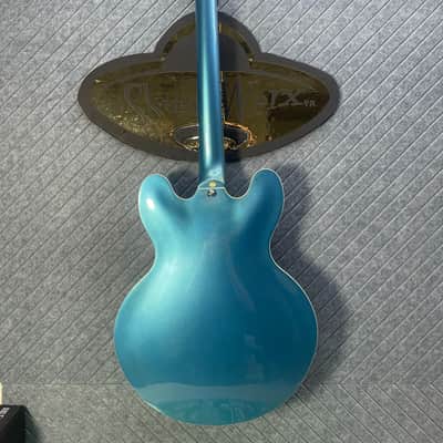 Firefly FF338 PRO LAST ONE! Metallic Blue Foo Fighters Dave Grohl 335 Gibson Trini Lopez image 13