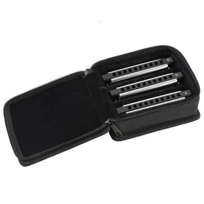 Fender Harmonica Blues Deluxe Mouth Organ 3 Pack With Case Key C-G-A image 2