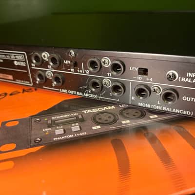 TASCAM US-1800 with extras XLR cables usb MIDI image 5