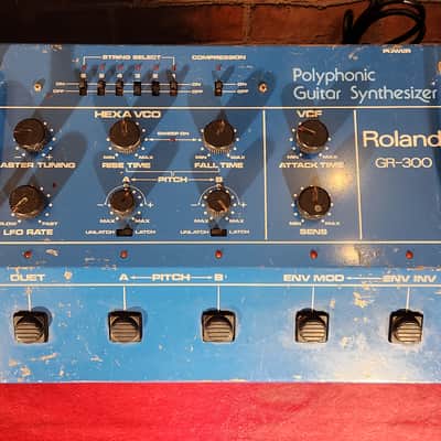 Vintage 1980s Roland GR300 Guitar Synthesizer w/ Pyle PVTC320U Adapter image 3
