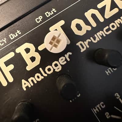 White Pattern Button Cap or Shift Button Cap for MFB Tanzbar Drum Machine image 3