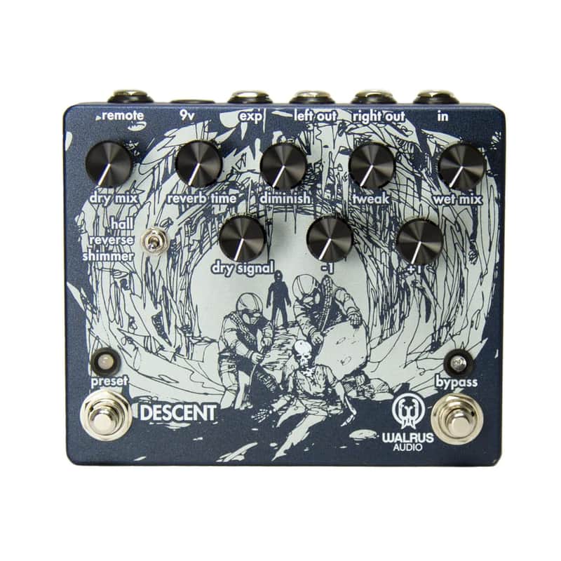 Walrus Descent Reverb/Octave Machine Guitar Effects Pedal image 1