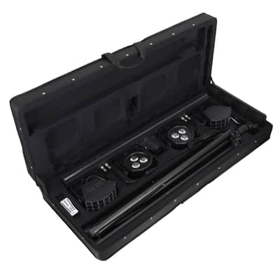 Chauvet DJ GIGBAR 3 ILS Light Bar w/(2) Derby/Pars/Strip+Tripod+Footswitch+Bag image 9