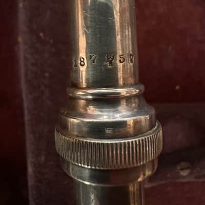 1926 C.G. Conn 4H Artist Silver-Plated Tenor Trombone w/Case & Conn-Innes Mouthpiece image 8