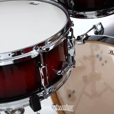 Pearl Decade Maple DMP927SP/C 7-piece Shell Pack with Snare Drum - Gloss Deep Red Burst (DM7PC-RBd1) image 6