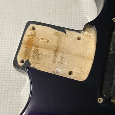 1990's Japan Jackson Professional Stealth HX Flat Top Purple Guitar Body Hard Tail image 11
