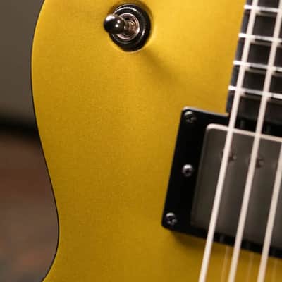 ESP LTD EC-2025 50th Anniversary Electric Guitar - Metallic Gold with Hardshell Case - Demo image 9