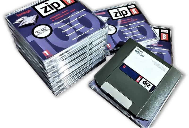 💾PAQUETE DE 7 DISQUETES USADOS DE 100 MB IOMEGA ZIP image 1