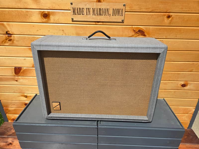 Sound Salvage Silvertone-inspired 1483 1x15 Cubby-Cabinet 2025 - Gray Tolex image 1