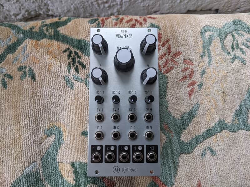 AI Synthesis AI007 Quad VCA Mixer - Silver image 1