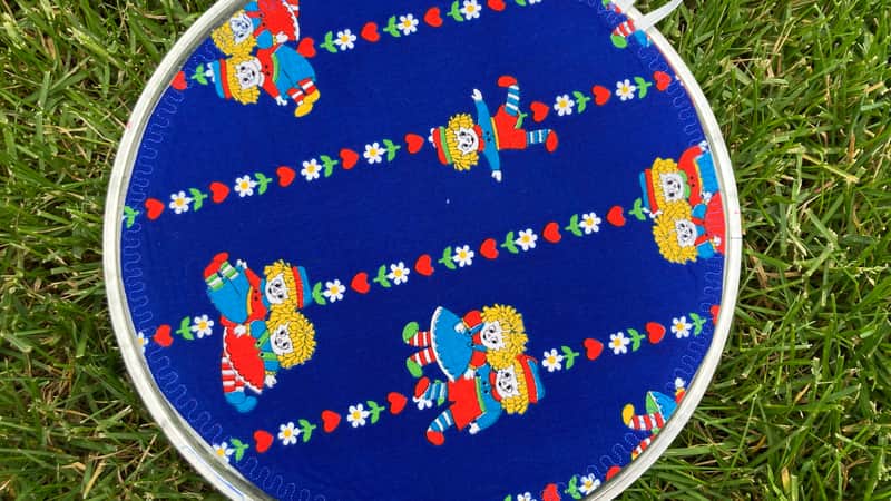 10" reversible cloth drum cover - partial mute - dampener - compare to Drum Tortillas and Big Fat Snare image 1