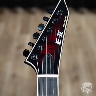 ESP E-II Horizon NT-II EMG w/ Case – See Thru Black Cherry Sunburst (B-stock) image 9