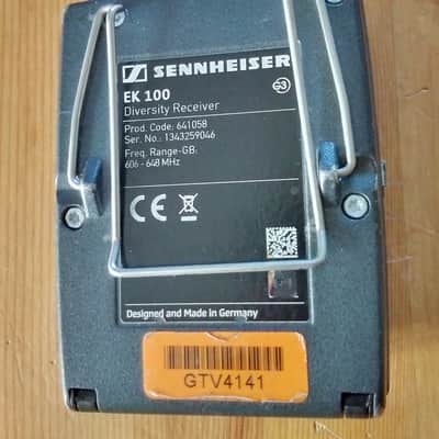 Sennheiser EK100 G3 Diversity Receiver - GB 606-648 MHz (for EW100 G3 System) image 5