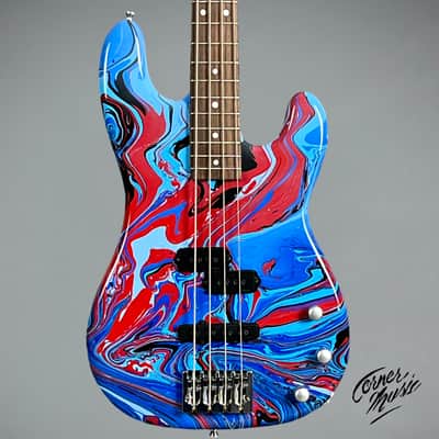 Funk Guitars USA PJ Bass - Swirl image 1