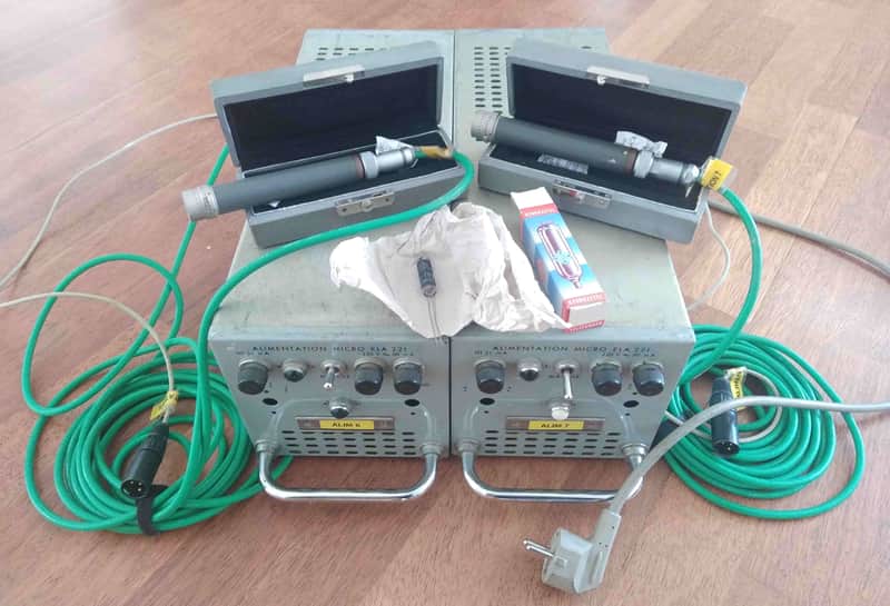 TWO-SCHOEPS-M221F-Pair-With New-AC701-Telefunken-Tube-M934 Capsule- Three new Ac701 image 1
