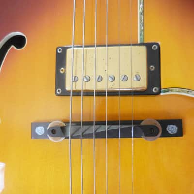 Samick 2001 HJS-650/TR Artist Series Archtop Electric Hollow Body Guitar in Sunburst w/Case image 10