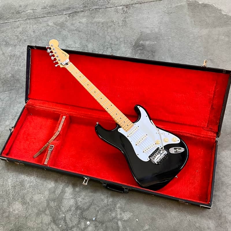 Fender Stratocaster E Serial 1985 Black original | Reverb Finland