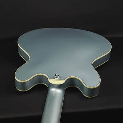 Eastman T64 Trapeze Iced Blue Metallic Hollowbody Electric w/Gig Bag image 18