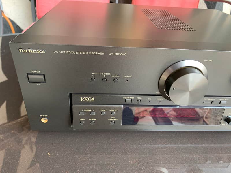 Technics SA-DX1040 AV Control Stereo Receiver 2000 Dark grey | Reverb