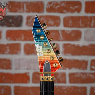 ESP Original Series M-II Custom FM FR Flame Maple Top Blue Red Gradation 2025 w/OHSC image 9
