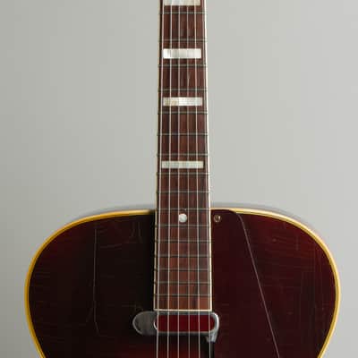 Vega  C-56 Special w/DeArmond Rhythm Chief Pickup Arch Top Acoustic Guitar (late 1940s), ser. #5370, black hard shell case. image 8