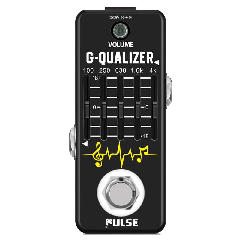 Pulse Technology G-Qualizer PT-17A Mini Guitar 5-Band Graphic Equalizer EQ Pedal image 1