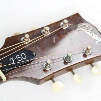 Vintage 1970-1971 Gibson J-50 ADJ Natural Acoustic Guitar 1970s USA image 23