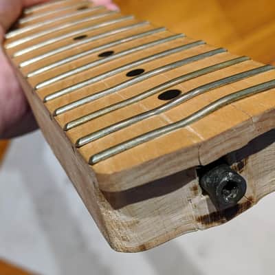 Unbranded Guitar Neck Kramer with Chrome Ibanez Tuning Keys for Parts image 5