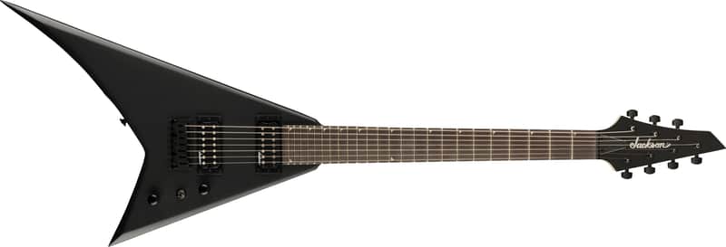 JS Series Rhoads JS22-7 RR HT, Amaranth Fingerboard, Satin Black image 1