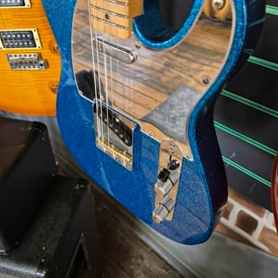 Fender J Mascis Telecaster Bottle Rocket Blue Flake 2021 Electric Guitar image 6