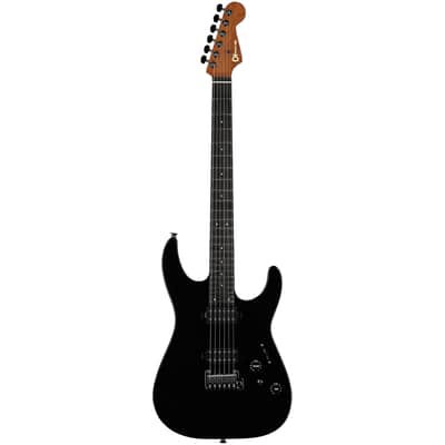 Charvel Pro-Mod DK24 HH 2PT EBN Electric Guitar, Gloss Black, Open Box (Very Good) image 4
