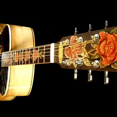 Blueberry Handmade Acoustic Guitar Grand Concert with Balinese Rosewood and Balinese Koa image 6