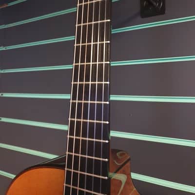 JWC-Guitars Maccaferri D hole “Concert” Model Curly Walnut Gypsy Jazz Guitar image 9