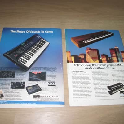 Korg Patches Magazine's - 1988 (Vol.4 nr.2) and 1990 (Vol.6 nr.1) - Original Vintage Synthesizer Brochure/Catalog image 2