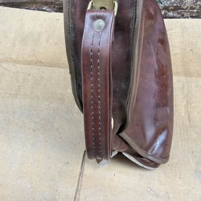 Vintage Simg Brown Acoustic Guitar Gig Bag Soft Case – For Parts/Repair image 12