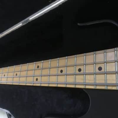 Charvel 1B Vintage Bass 1980s Black MiJ Guitar w/ Hard case image 12