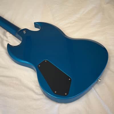 Vintage 1998 Gibson SG-X (SG Junior) - Laguna Blue Metallic Custom Color - Free Pro Setup image 10