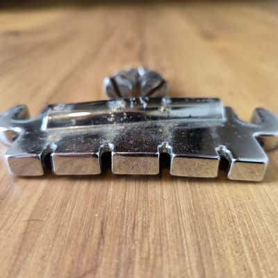 Vintage 1960's Gibson EB Bass Bridge w/ Studs! Rare, Original Parts! image 2