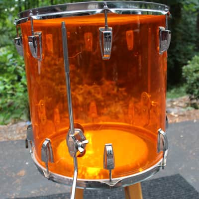 Ludwig Vistalite Toms 70's Amber image 23
