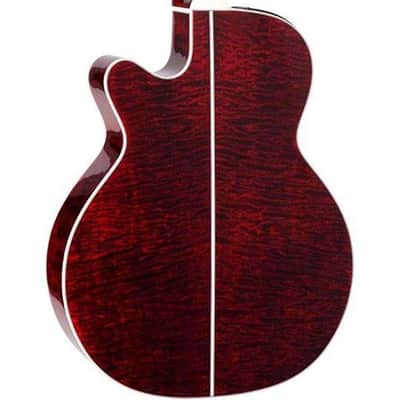 Takamine GN75CE-WR Wine Red NEX Cutaway Body Acoustic Electric Solid Top Guitar image 5
