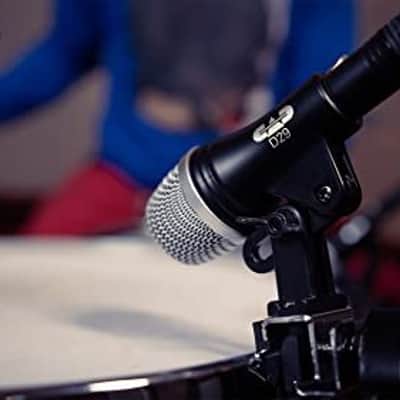 CAD Audio 7 Piece Drum Mic Pack - Includes Kick Mic, Snare Mic, 3 Tom Mics and 2 Overhead Condenser Mics, Black (STAGE7-U) image 4