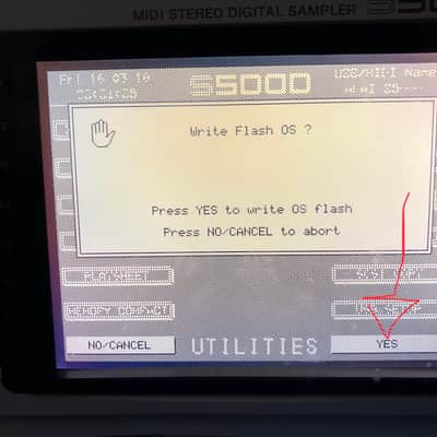 Akai S5000/S6000 upgrade to v2 floppy disk (latest update 2.14) s-5000 s-6000 image 3