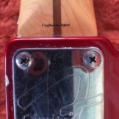 Fender Precision Duck Dunn Signature Bass 1998 Candy Apple Red image 3